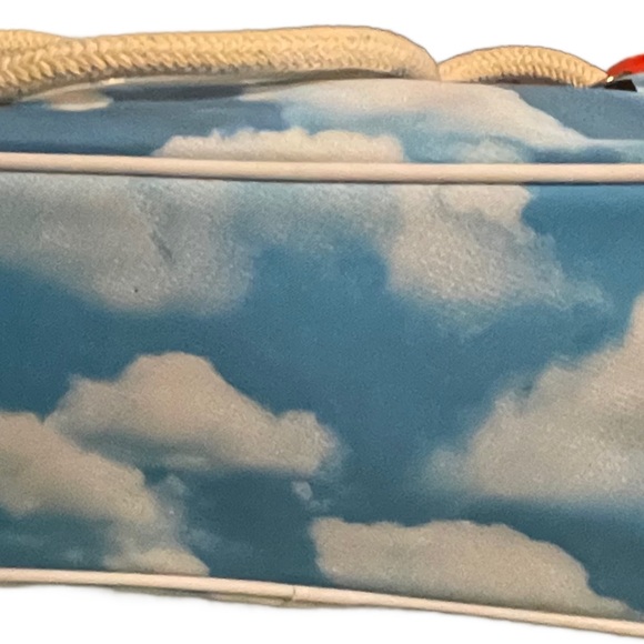 MOSCHINO Bag Shoulder Tote Cloud Print Vintage 1990's Authentic New Without Tags - Picture 5 of 8